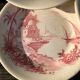 6 assiettes vues d’orient Roses Shabby