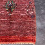 Moroccan rug Boujad red - 224 x 125 cm