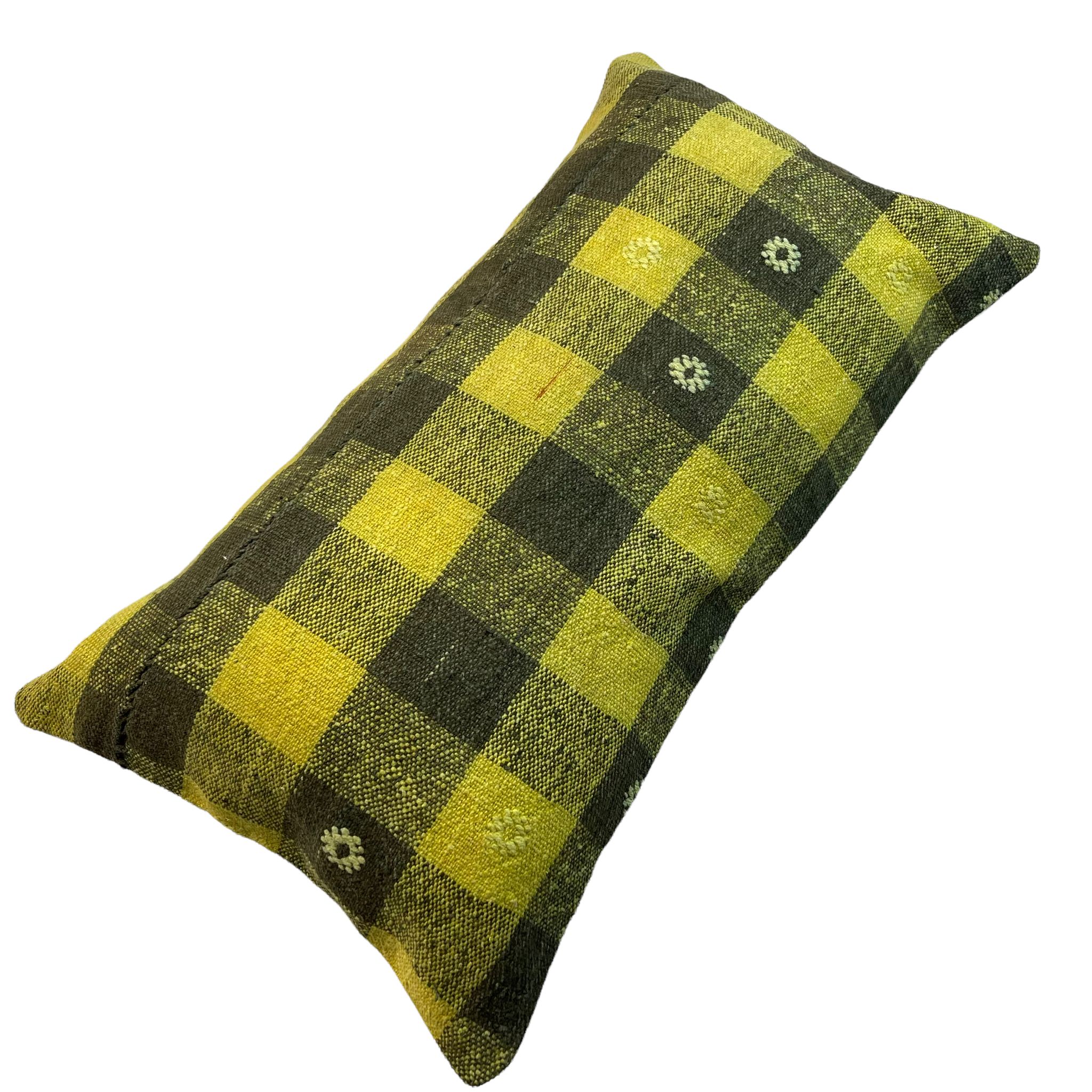 Vintage turkish kilim cushion cover , 30 x 60 cm