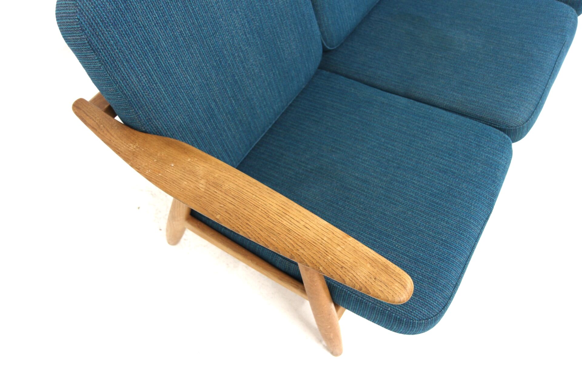 Scandinavian 3-seater sofa "Cigar chair GE 240" Hans J. Wegner, Denmark, 1960