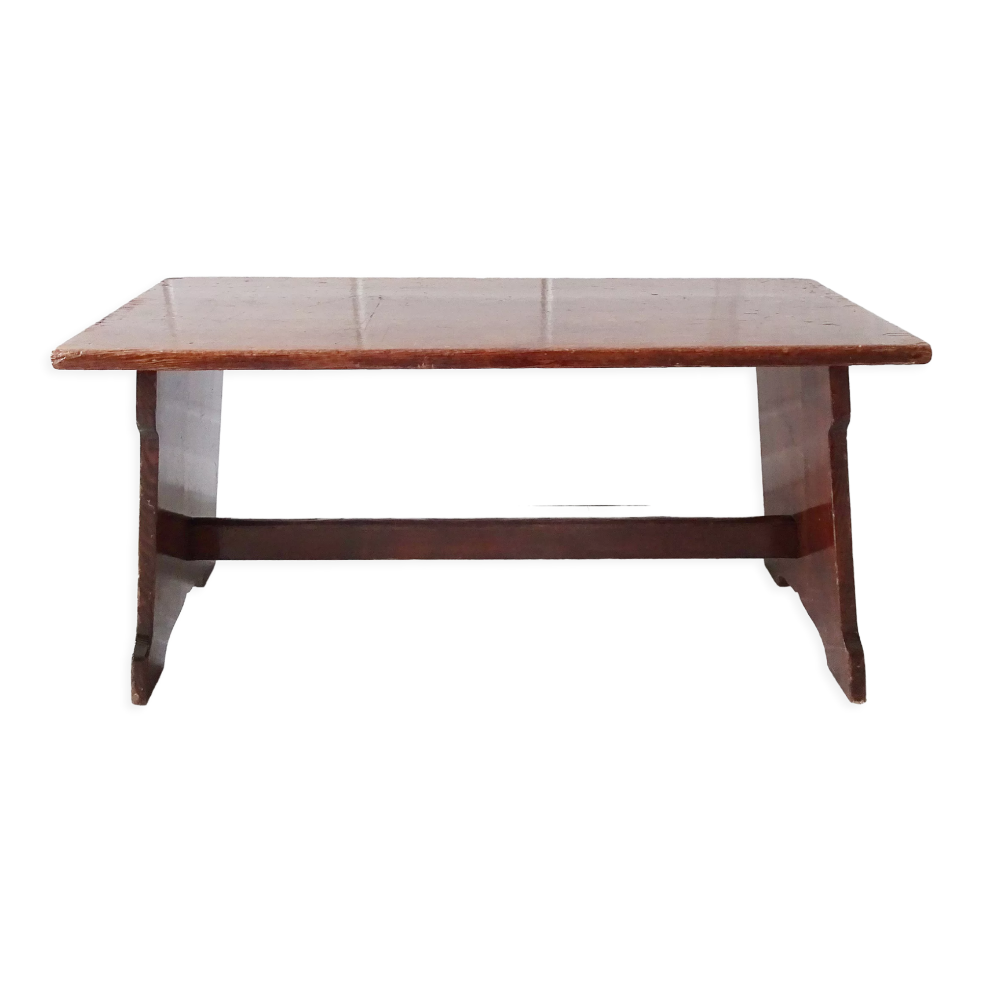 Banc rustique en bois massif