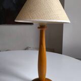 Table lamp in turned wood 1960