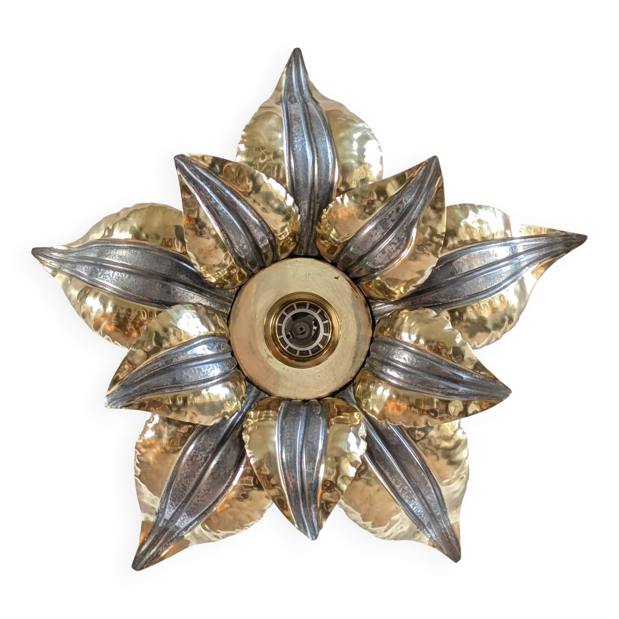 Applique / plafonnier fleur 1970