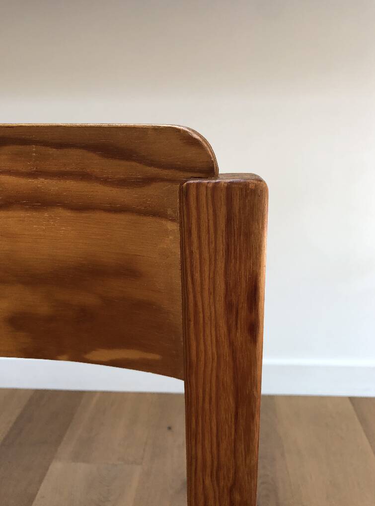 Pair of vintage chairs from the 1970s by Pierre Bégué