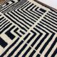 Handmade pure wool rug, size 1.4/2.6 m.