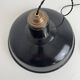 Old enamelled industrial workshop suspension