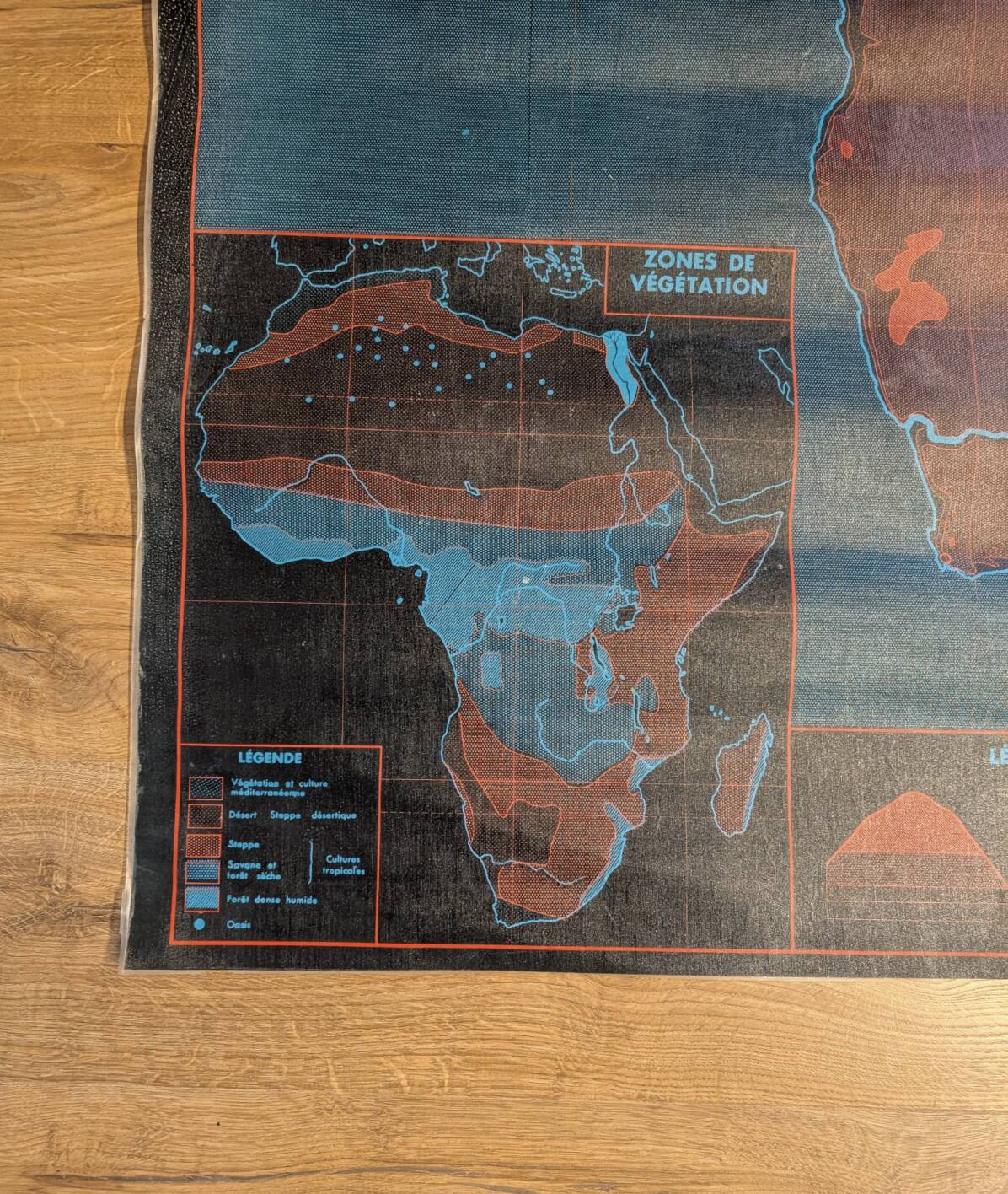School map, Africa map & Oceania map