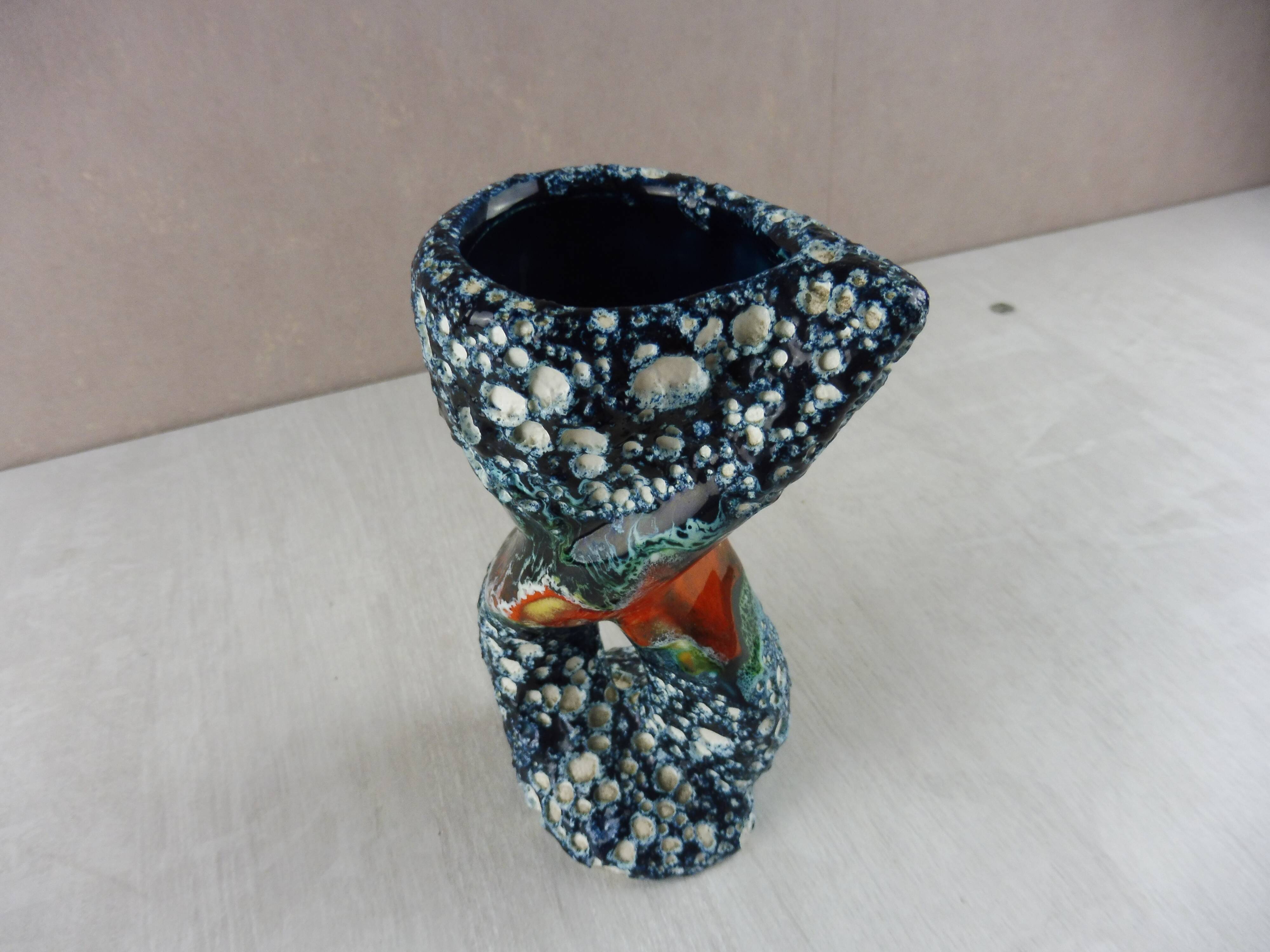 Ancient vase, sea foam, Fat Lava, Vallauris