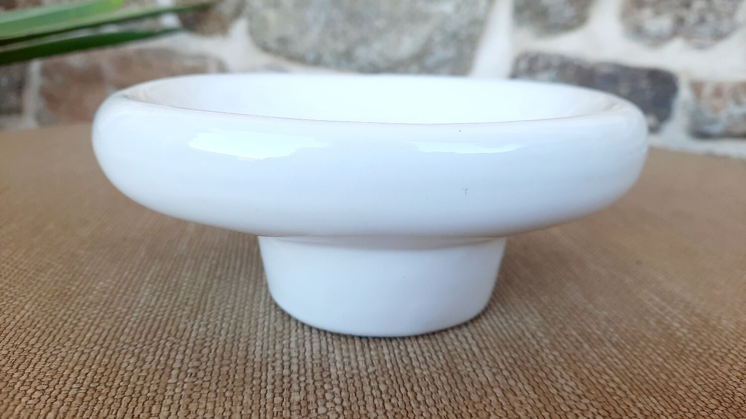 Old soap dish to stand