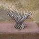 Foldable stainless steel fruit basket