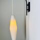 Floating Wall Lamp In Matt Opal Glass By Philips, The Netherlands 1960S
