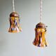 Murano glass pendant/light (2 available), mid-century