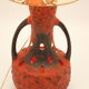 Ceramic lava floor lamp West Germany by Walter Gerhards