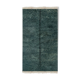 Green mrirt berber carpet with white polka dots 300 x 160
