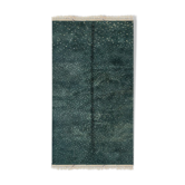Green mrirt berber carpet with white polka dots 300 x 160