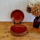Set of 6 Saint-Clément flat plates
