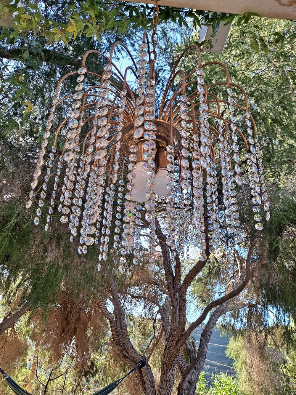 Vintage Italian Waterfall Chandelier