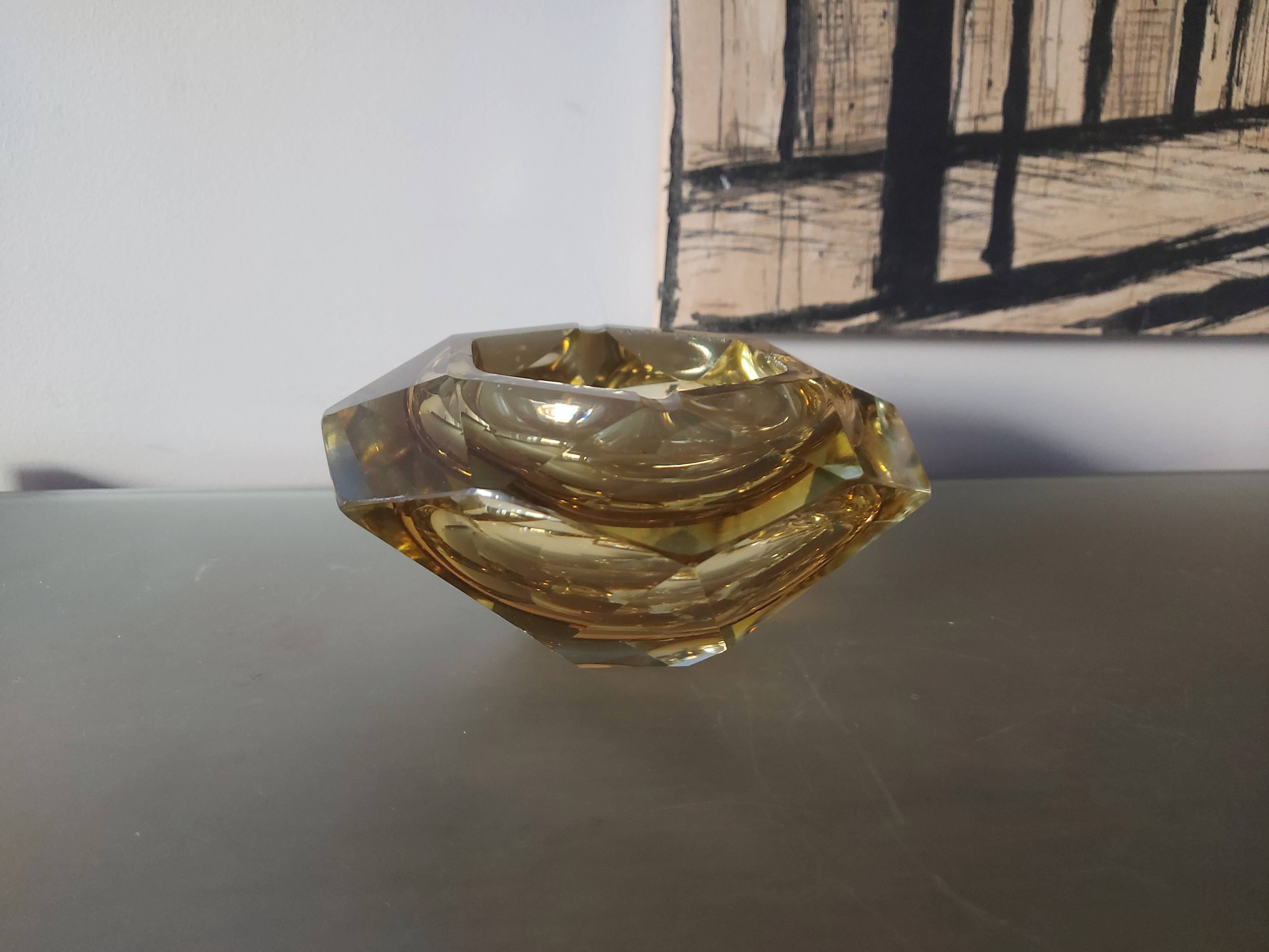 Design glass ashtray