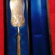 Solid silver serving shovel, 1st grade. Louis XV / Art Nouveau style