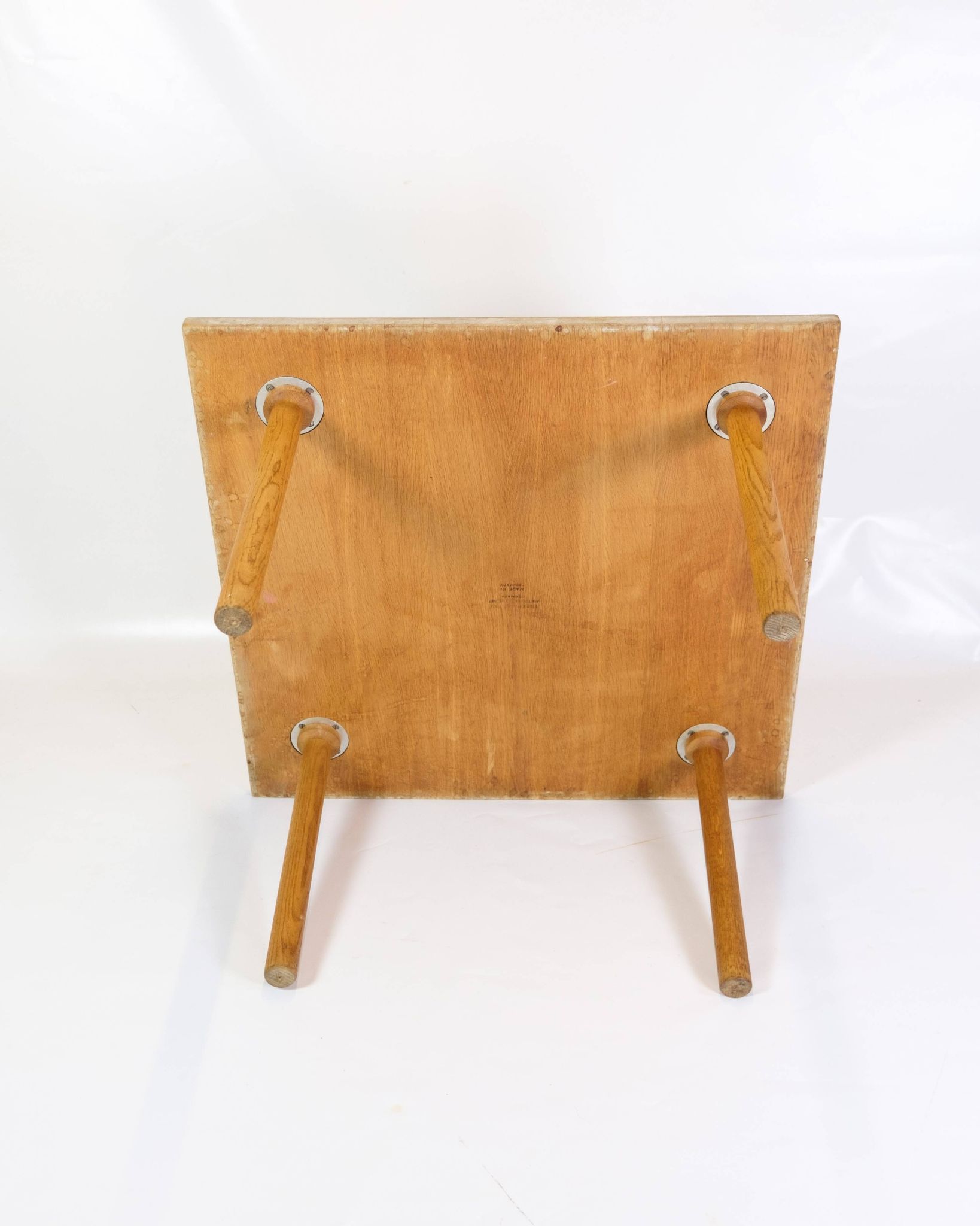 Coffee Table Made In Light Oak By Hans J. Wegner For Andreas Tuck Møbelfabrik From 1960s