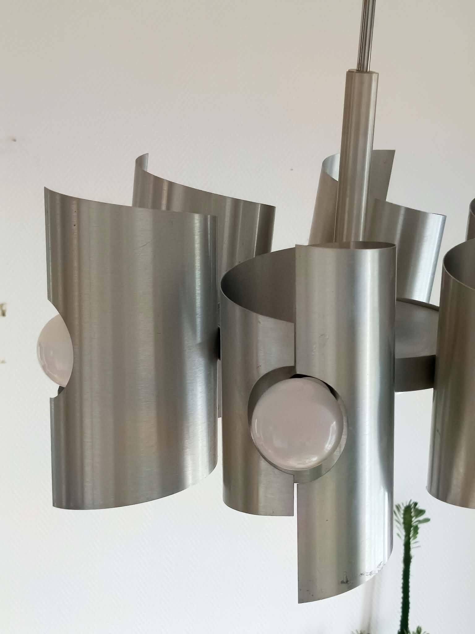 Lustre space age aluminium 1970 Polam Bielsko