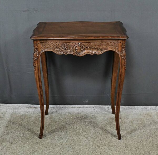 Travailleuse en Hêtre massif, style Louis XV – Début XXe