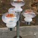 Lampadaire design 4 tulipes