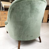 Meridian Napoleon III green velvet