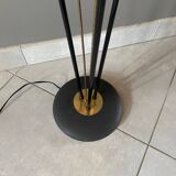 Vintage reed floor lamp