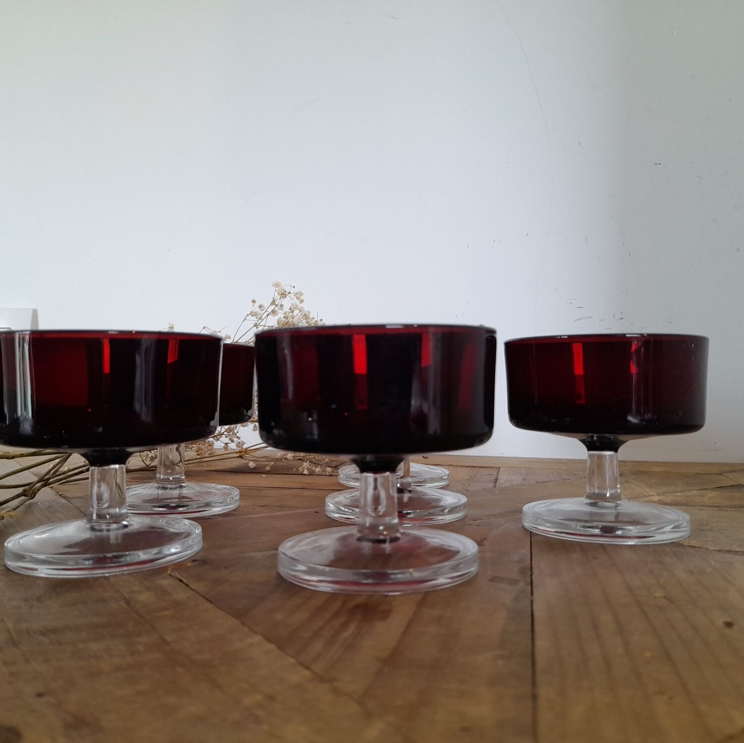 Luminarc two-tone champagne glasses