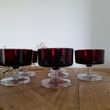 Luminarc two-tone champagne glasses