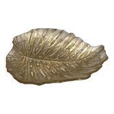 Leaf-shaped ashtray in Murano crystal