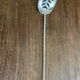 Silver metal spoon Vintage Art Deco
