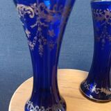 Pair of Sèvres crystal vase