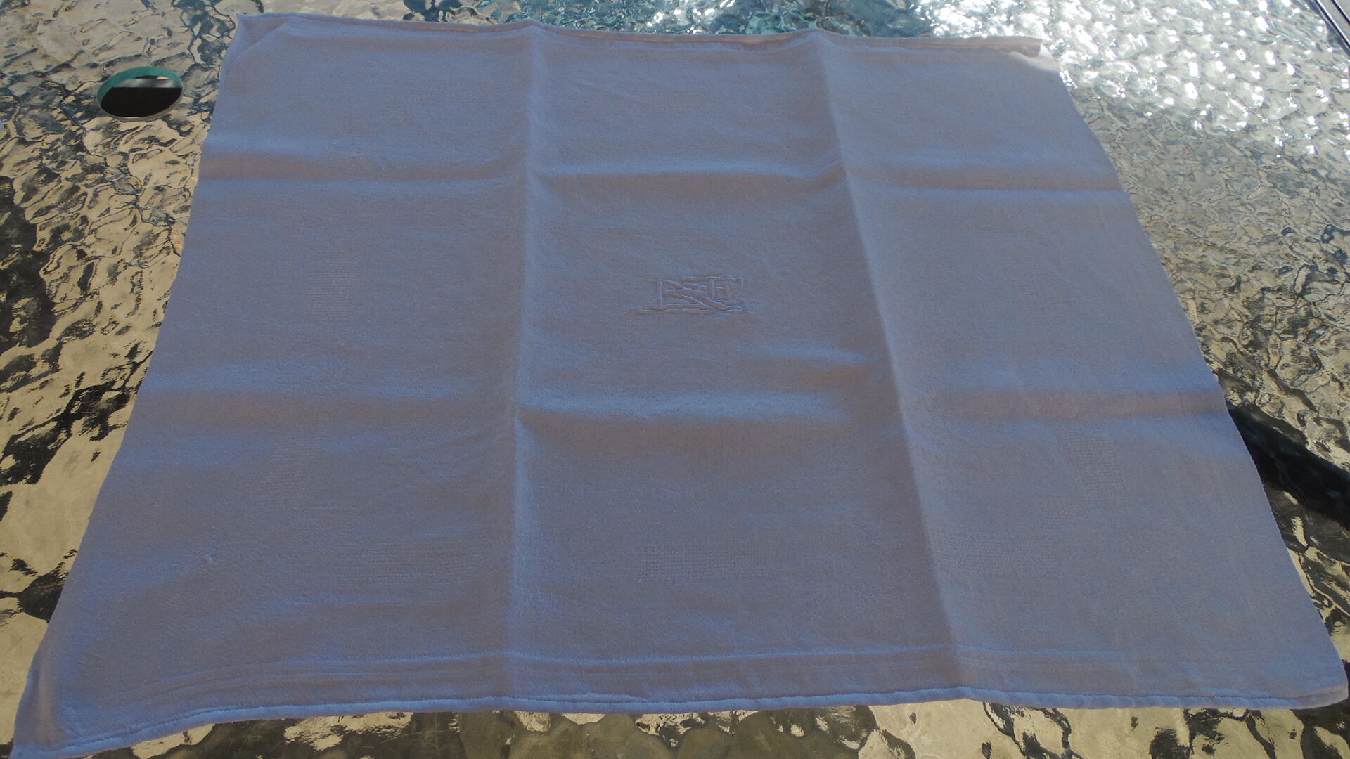 12 old monogram F&B napkins