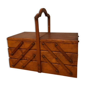 Vintage sewing basket
