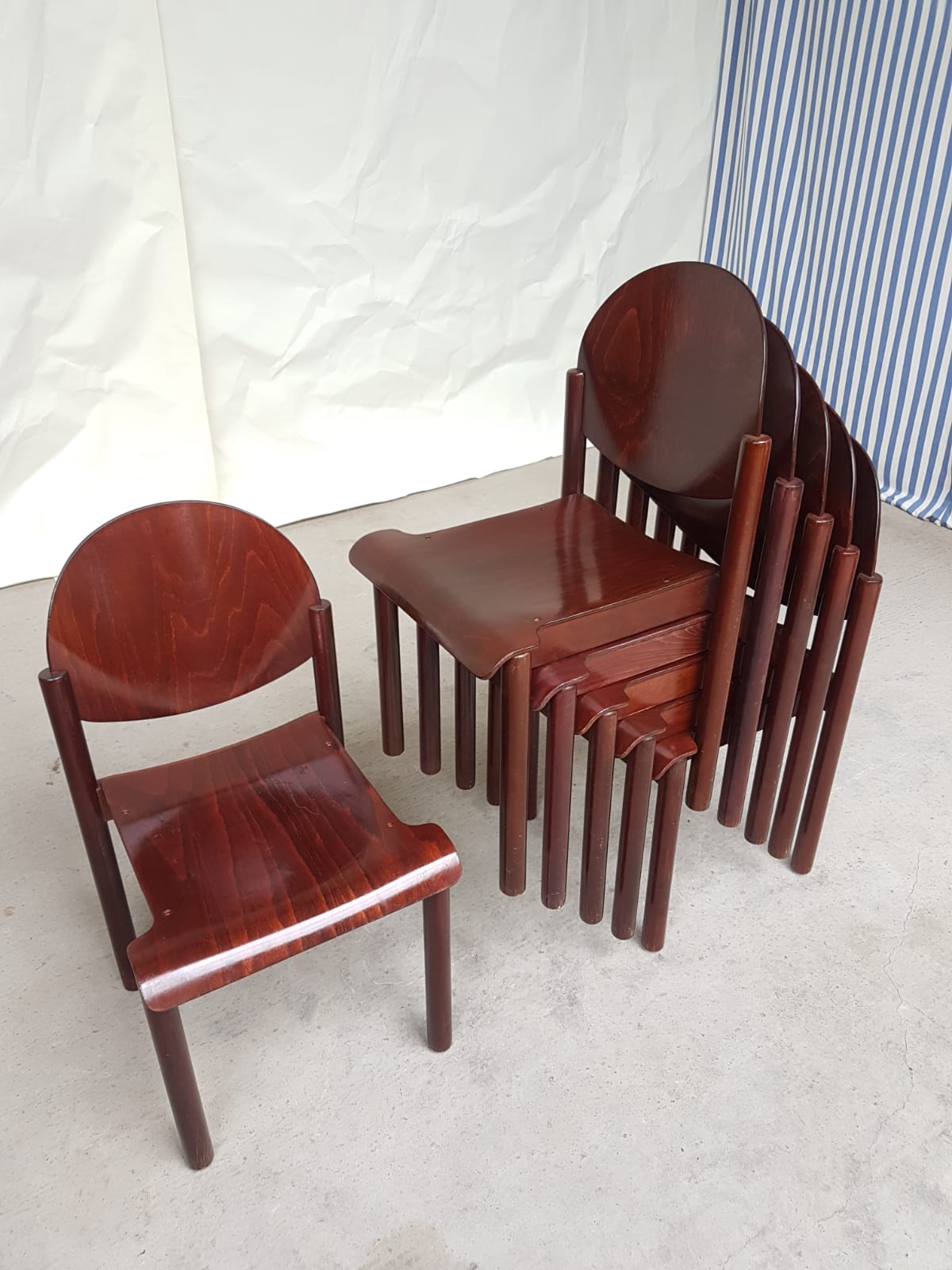 Set of 6 Baumann chairs