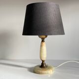 Lamp feet in vintage onyx stone