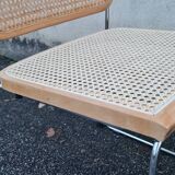 Talin chrome and cane chair