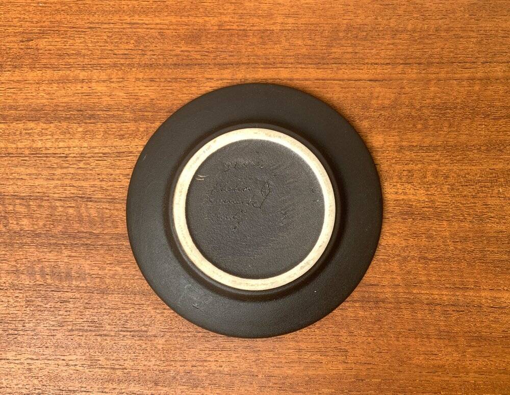 Danish ceramic bowl from the mid-century by Søholm, 1960s.