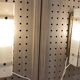Pair of glass wall lights scandinavian design 1960.