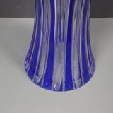 Large Bohemian Crystal Vase, Lotus Model Circa 1950