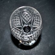 Set of 6 white wine glasses 1900 in cut crystal BACCARAT model 9157 catalog 1907 H13.5