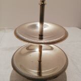 2 silver metal compartments