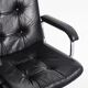 Vintage leather armchair. Swivel, on casters, multi-position. Norway, 1970s.