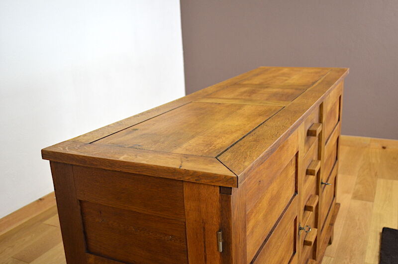 Sideboard oak René Gabriel 1950