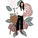 Parisians - cycling illustration
