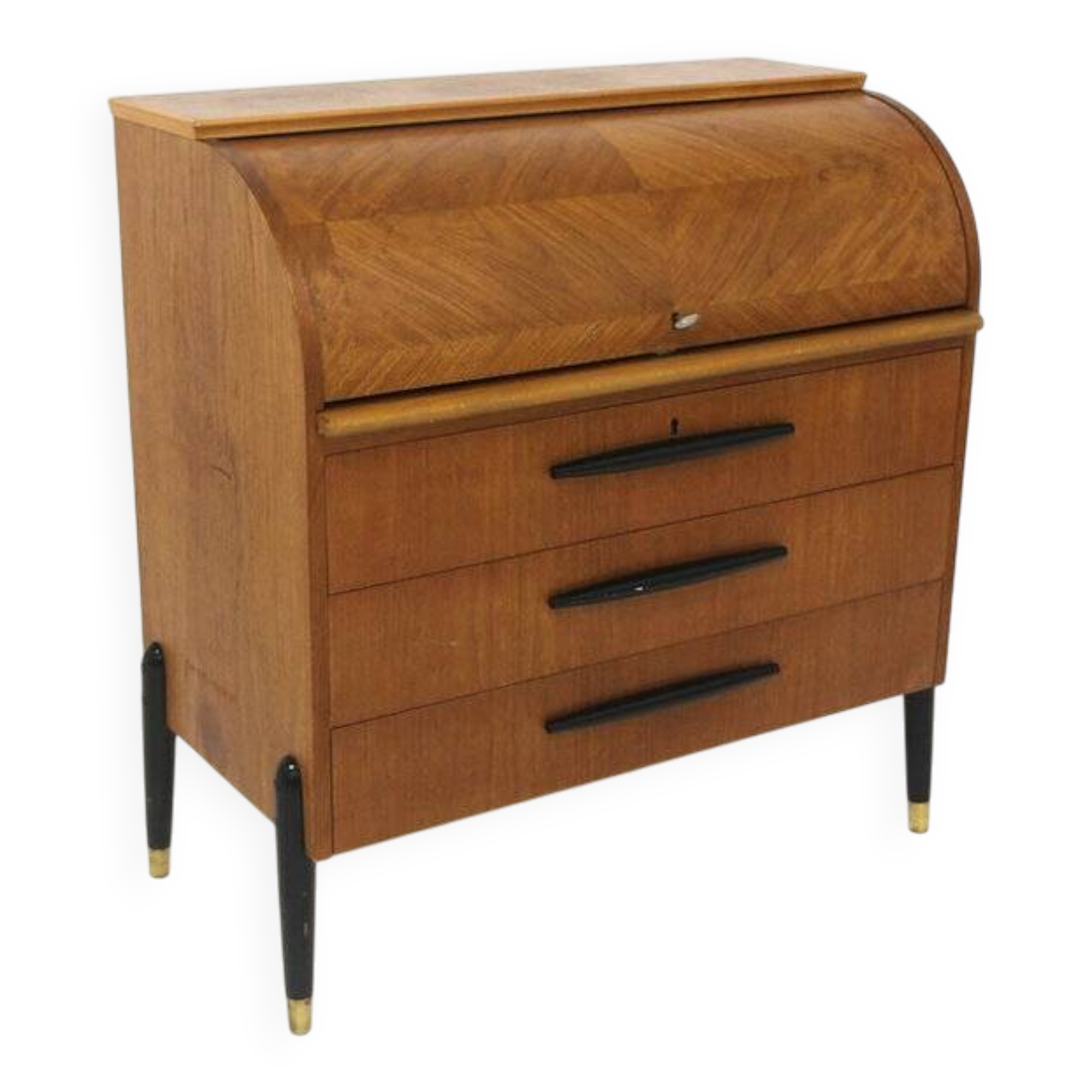 Scandinavian teak secretary, Bröderna Gustafssons, Sweden, 1950