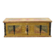 Antique painted folk art wedding chest