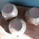 Soup bowls and cups in Puisaye stoneware by Jean-Pierre Prud'homme